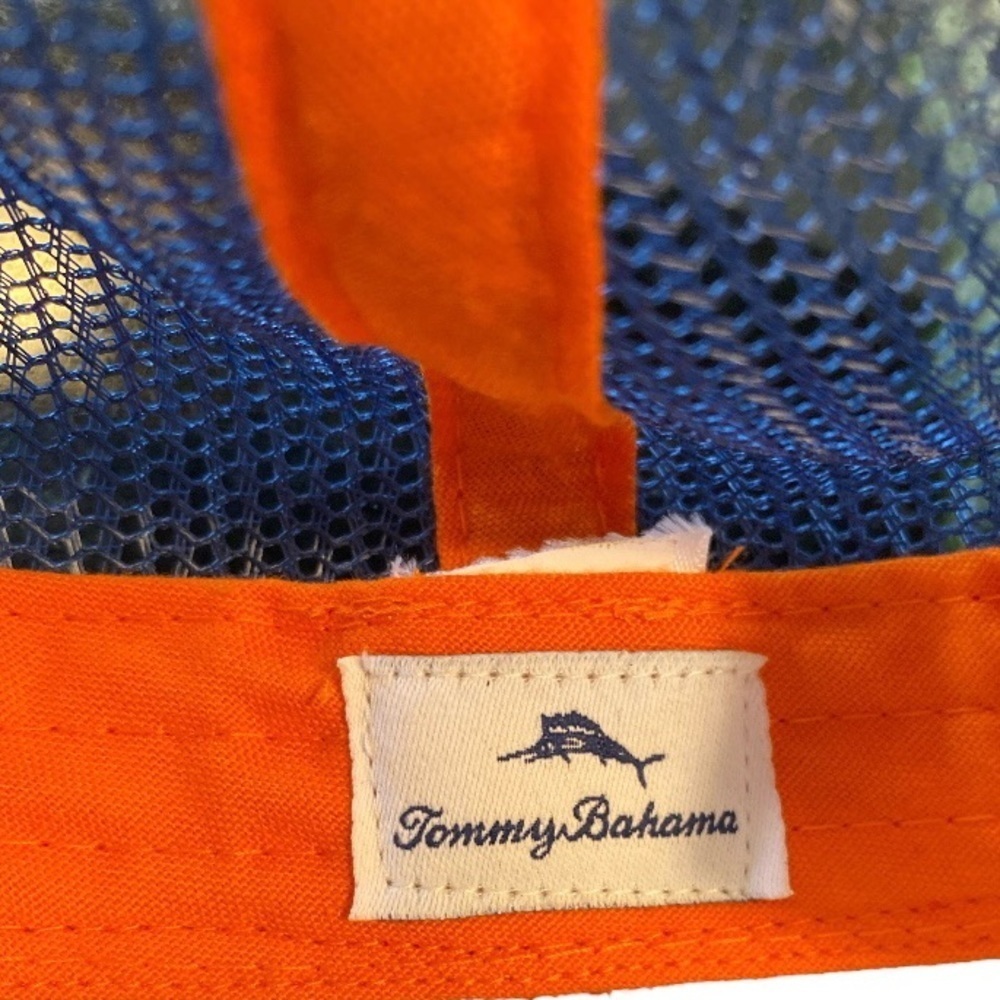 Tommy Bahama Kids Mesh Snapback Hat Hawaiian Sunset Beach Palm Tree - Picture 9 of 9